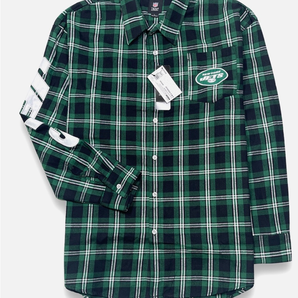 NFL Team Apparel NY Jets flannel